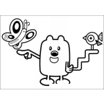Dibujo para colorear Colorear Wow Wow Wubbzy