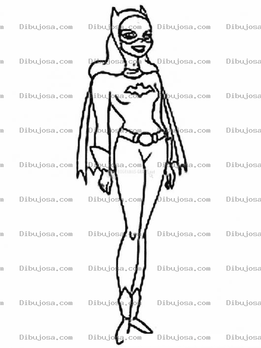 Dibujo para colorear Colorear Gatubela