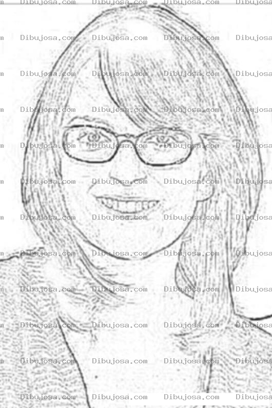 Dibujo para colorear Tina Fey Coloring Page Para Pintar