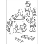 Dibujo para colorear Boy la grua