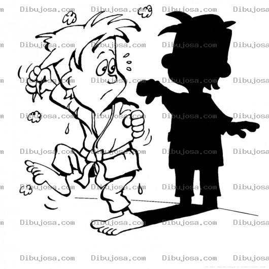 Dibujo para colorear Colorear Miedoso De Sombra