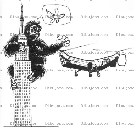 Dibujo para colorear Colorear King Kong