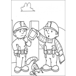 Dibujo para colorear Bob dialogando