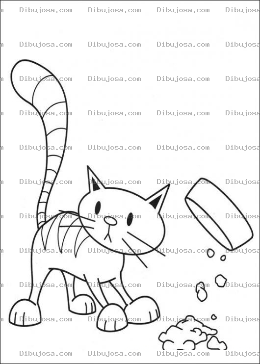 Dibujo para colorear El gatito de Bob el constructor