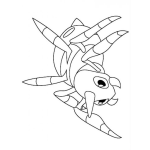 Dibujo para colorear Colorear Tarantula De Pokemon
