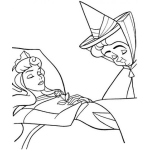 Dibujo para colorear La Princesa Encantada