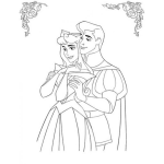 Dibujo para colorear Colorear Princesa Y Principe