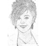 Dibujo para colorear Kate Gosselin Coloring Page