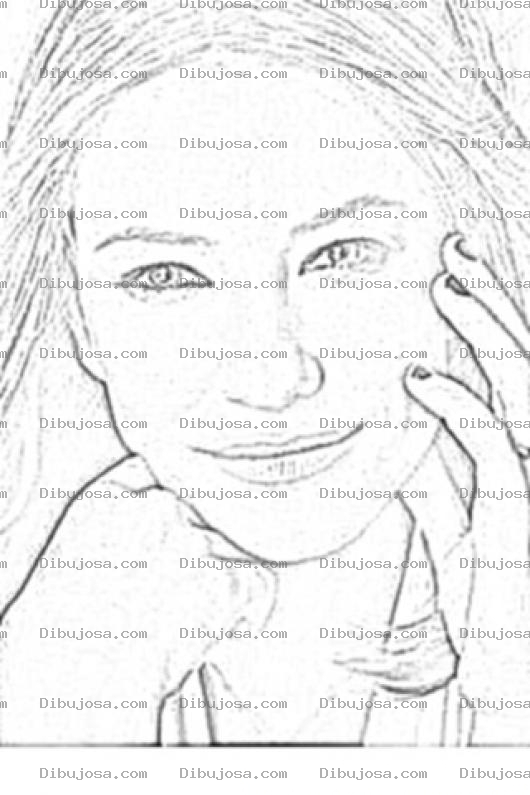 Dibujo para colorear Cate Blanchett Coloring Page