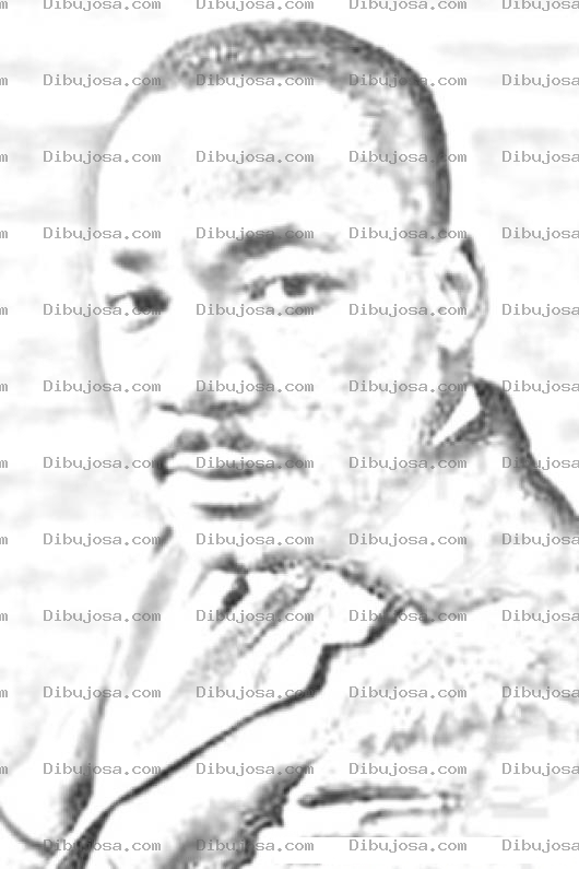 Dibujo para colorear Martin Luther Coloring Page