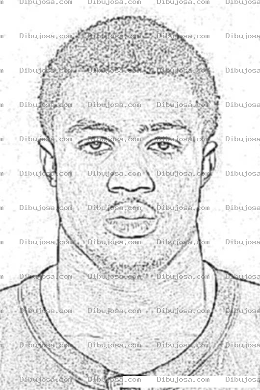 Dibujo para colorear Aaron Maybin NFL Player Coloring Page