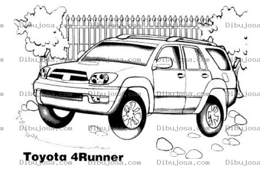 Dibujo para colorear Toyota 4runner Para Colorear