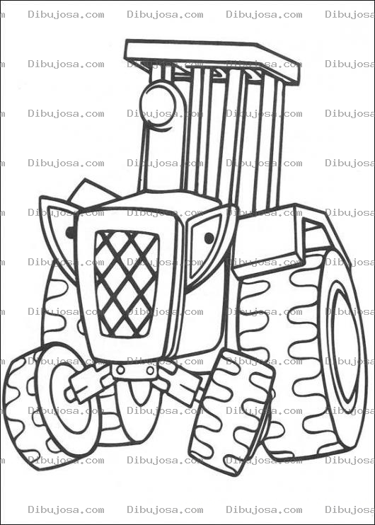 Dibujo para colorear Otro tractor de Bob