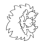 Dibujo para colorear Colorear Pajaritos En Su Nido
