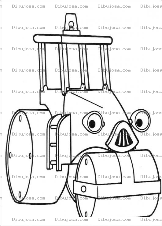 Dibujo para colorear Aplanadora de Bob