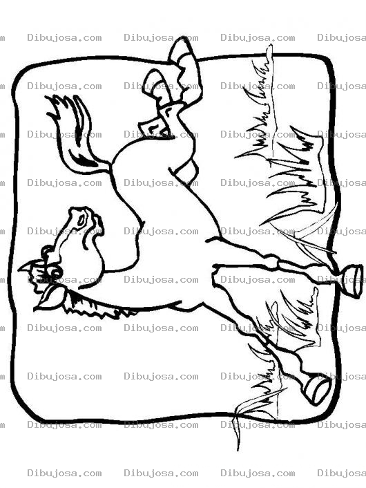 Dibujo para colorear Colorear Patadas De Caballo