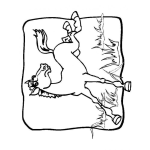 Dibujo para colorear Colorear Patadas De Caballo