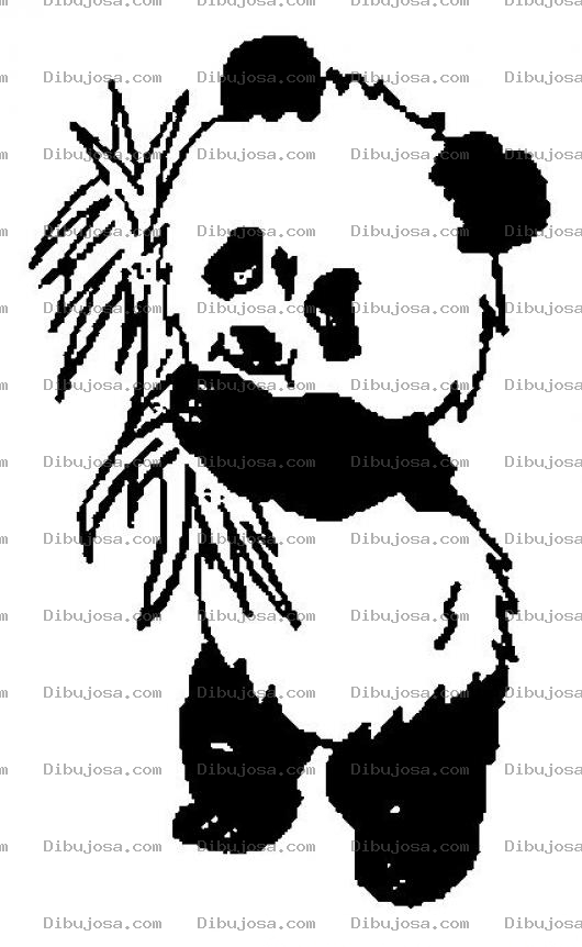 Dibujo para colorear Colorear Panda En Una Rama