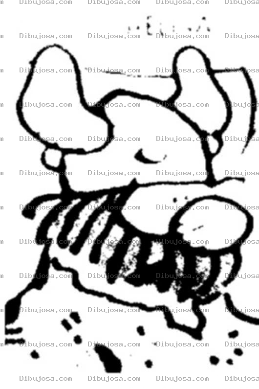 Dibujo para colorear Olafo El Amargado Vikingo Para Colorear Y Pintar
