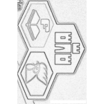 Dibujo para colorear Colorear Logo De La Fundacion Castillo Cordova De Guatemala Proyeccion Social De La Cerveceria Centro Americana