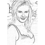 Dibujo para colorear Chelsea Handler Coloring Page Para Pintar Y Colorear