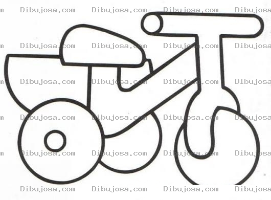 Dibujo para colorear Colorear Triciclo