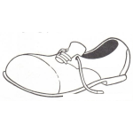 Dibujo para colorear Colorear Zapatos Bolicheros