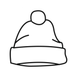 Dibujo para colorear Colorear Gorro De Lana