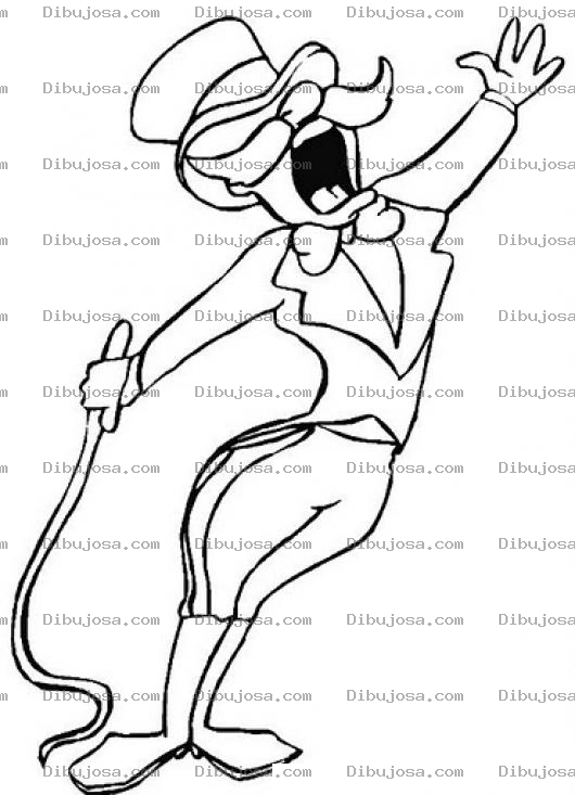 Dibujo para colorear Colorear Amaestrador De Leones