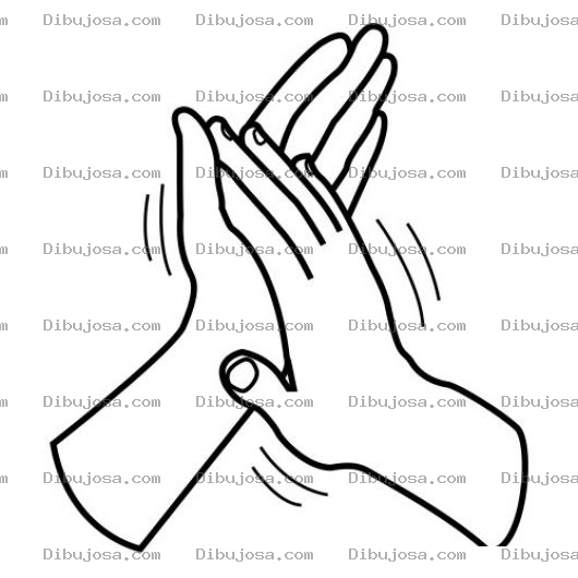 Dibujo para colorear Colorear Aplausos