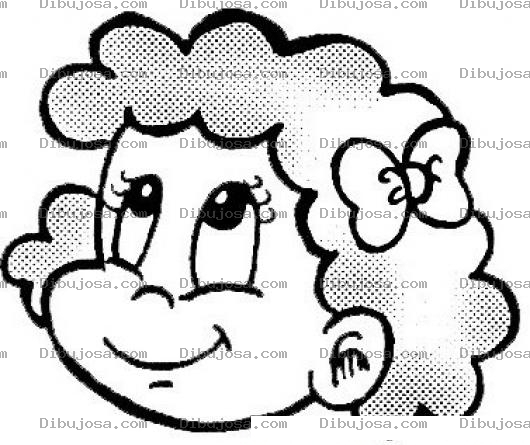 Dibujo para colorear Colorear Nena Morocha
