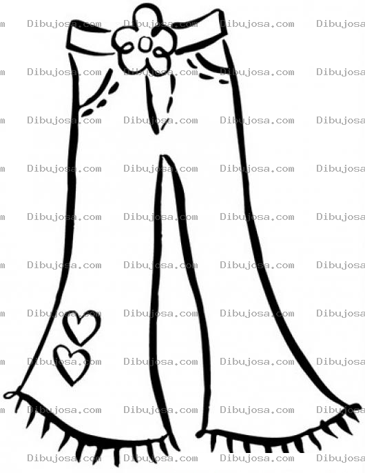 Dibujo para colorear Colorear Pantalon De Mujer