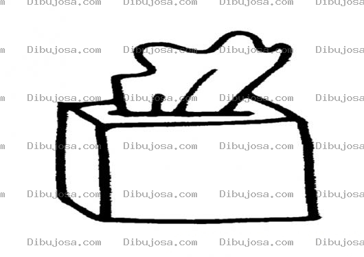 Dibujo para colorear Colorear Panuelos Kleenex