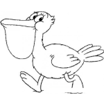 Dibujo para colorear Colorear Pelicano