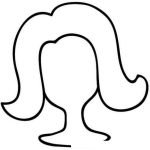 Dibujo para colorear Cara Sin Ojos Sin Nariz Y Sin Boca Para Colorear
