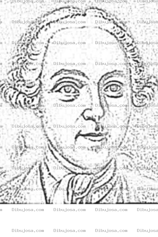 Dibujo para colorear Dibujo De Leonhard Euler Para Colorear