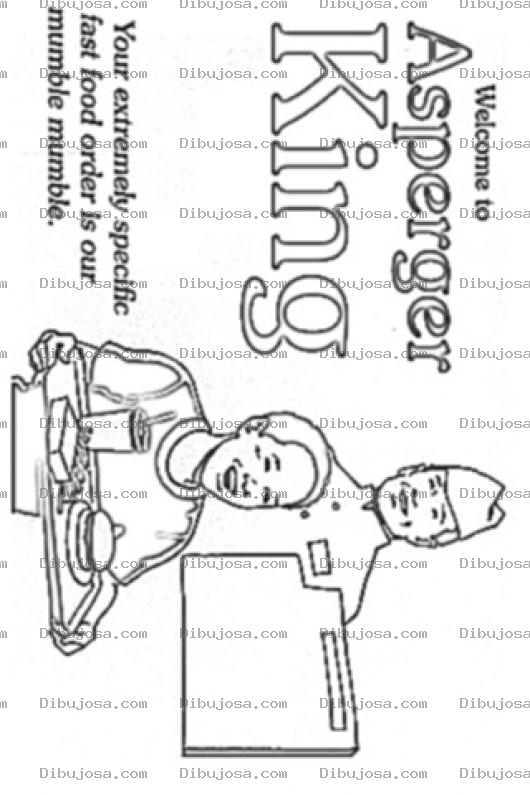 Dibujo para colorear Asperger Coloring Page