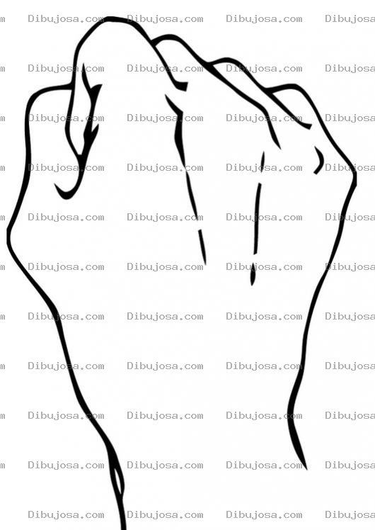 Dibujo para colorear Colorear Nudillos De La Mano