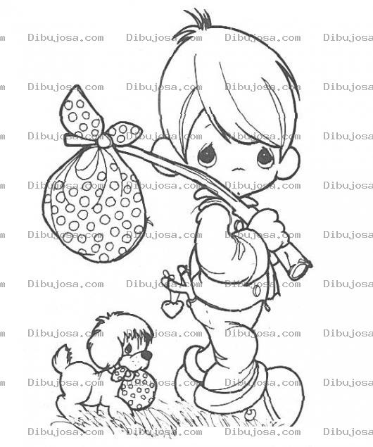 Dibujo para colorear precious moments coloring pages