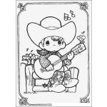 Dibujo para colorear precious moments para colorear