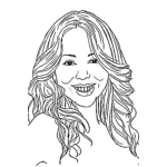 Dibujo para colorear Maria Carey Para Colorear