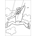 Dibujo para colorear Dibujo De Fred Cayendo Actor De Scubi Du
