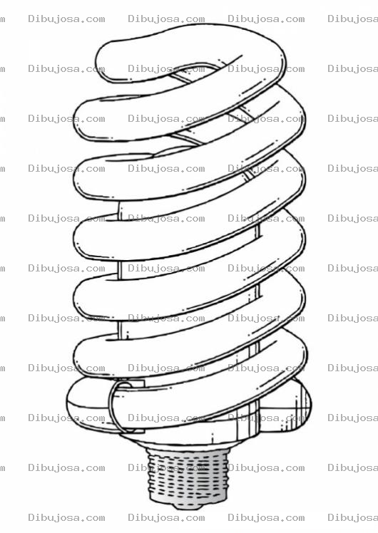 Dibujo para colorear Dibujo De Bombilla Ahorradora