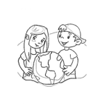 Dibujo para colorear Dibujo Del Medio Ambiente