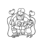 Dibujo para colorear Dibujo Del Dia Del Padre