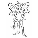 Dibujo para colorear Colorear Elfo Campanito