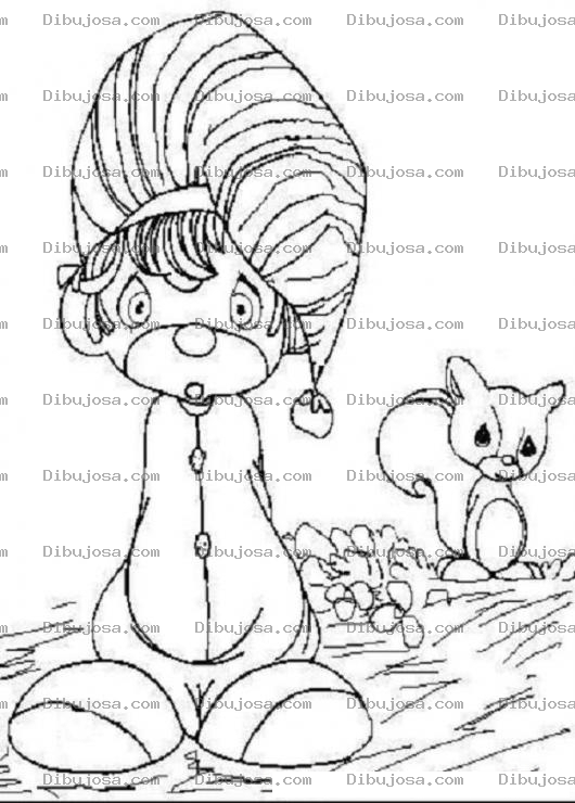 Dibujo para colorear Payaso de Precius moments para colorear