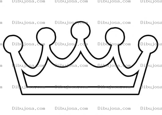 Dibujo para colorear Colorear Corona De Rey