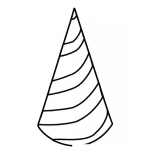 Dibujo para colorear Colorear Sombrero De Cumpleanos