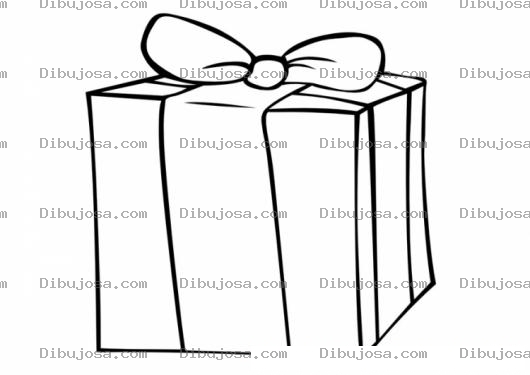 Dibujo para colorear Dibujo De Un Regalito Para Colorear